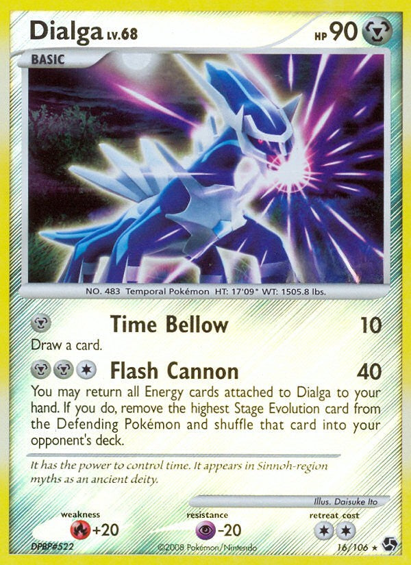 Great Encounters Dialga #16/106 reverse holo